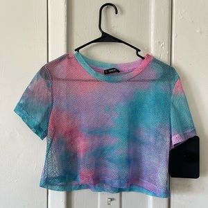 Mesh Crop Top